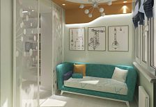 Дизайн-проект интерьера 3-х комнатной квартиры по ул.Ставропольская в Краснодаре